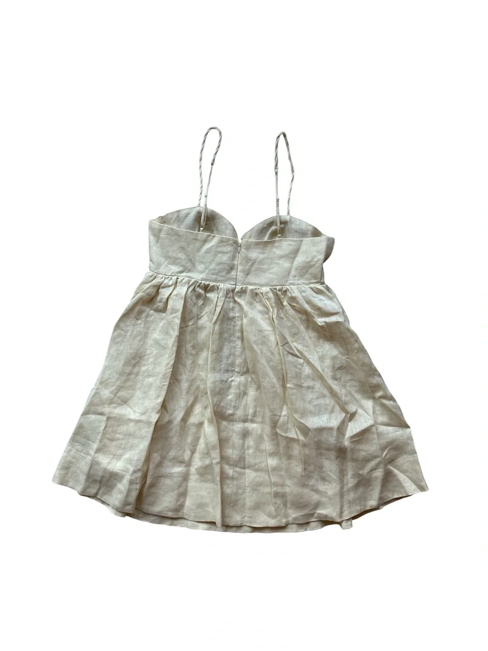 FARM Rio Coconut Tree Embroidered Mini Dress Linen Size Medium NWT - Picture 6 of 11